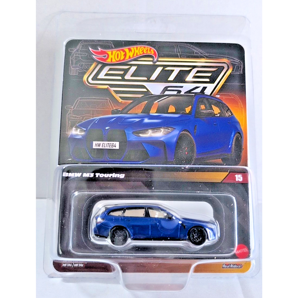 Hot Wheels Elite 64 BMW M3 Touring Real Riders Metal Mattel Creations Brand New!
